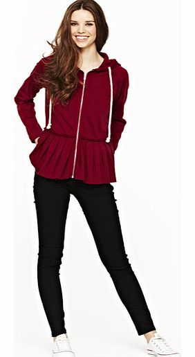 Love label Peplum Sweat Hoody