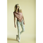 LOVE Label Tie Front Floral Print Blouse