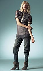 Love Label Womens Pintuck blouse