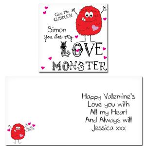 LOVE Monster Card