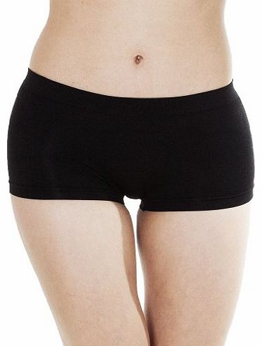 Love My Fashions Plain Ladies Shorts - Black - S/M