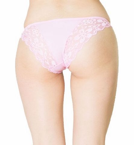 Love My Fashions Womens Floral Quarter French Lace Briefs Pants Lingerie Underwear Knickers Size 8 10 12 M L XL
