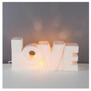 LOVE Words Ceramic Lamp