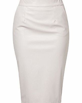 Love2Dress River Island Leather-Look Pencil Skirt UK SIZE 6