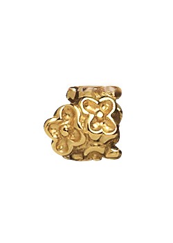 Lovelinks 14ct Gold Ring of Flowers Charm 1480115