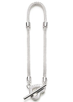 Lovelinks 20cm Silver Bracelet with Heart T-Bar