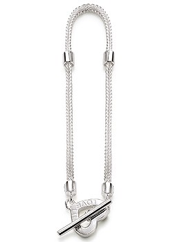 Lovelinks 21cm Silver Bracelet with Heart T-Bar