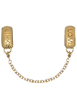 Gold Love Links Safety Chain 380763