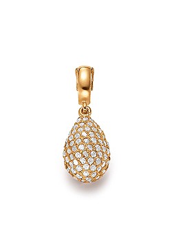 Lovelinks Gold Plated Cubic Zirconia Click Link