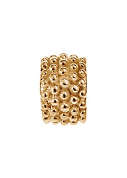 Gold Plated Soft Spots Charm 0380915