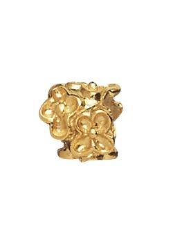 Gold Ring Of Flowers Charm 380115
