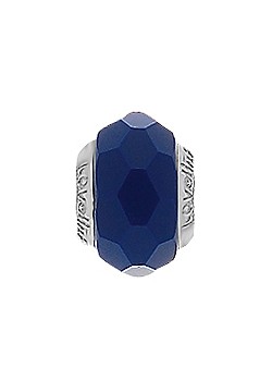 Lovelinks Silver and Blue Cobalt Ice Murano