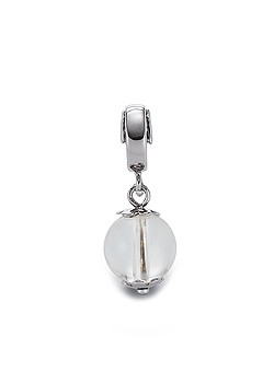 Lovelinks Silver Click Link With Crystal Ball