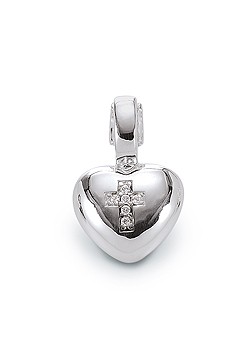Lovelinks Silver Cross Heart Click Link 1182060-75