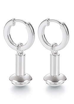 Lovelinks Silver Huggie Drop Earrings 11991524