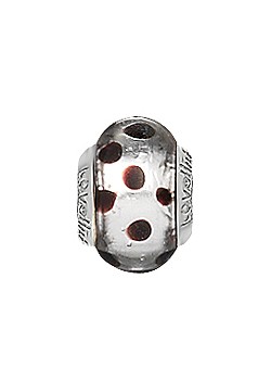 Lovelinks Silver Ruby Dooby Doo Murano Glass