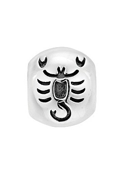 Lovelinks Silver Scorpio Zodiac Barrel Charm