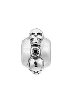 Lovelinks Silver Skulls and Rocks Charm 1182407-71