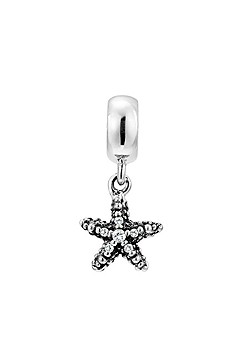 Lovelinks Silver Starry Fish Pendant Charm