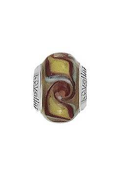 Lovelinks Silver Winter Garden Murano Glass