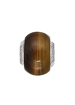 Lovelinks Silver with Tiger Eye Charm 1183490-08