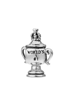 Lovelinks Silver Worlds No. 1 Cup Charm
