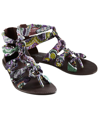 Lovely Leather Knotted Sandal