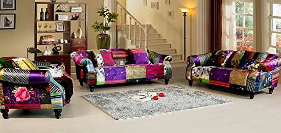 Lovesofas Anna Shout 2 seater Luxury Velvet Tufted fabric Sofa