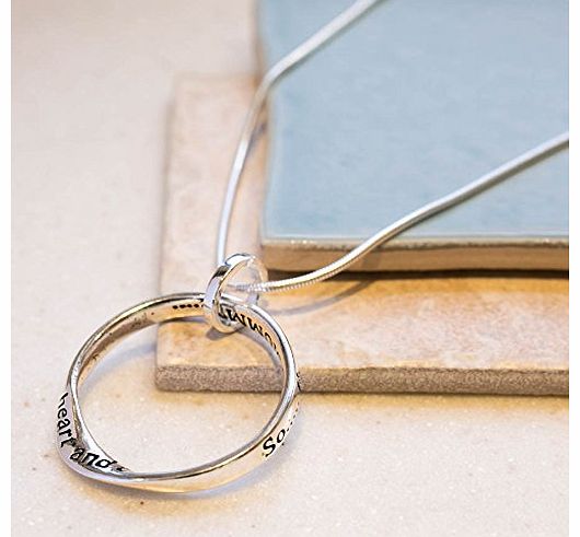 Lovethelinks Silver Plated Pendant Necklace with Short 42cm Chain - So....Theres this Boy who stole my heart and changed my name to MUMMY..