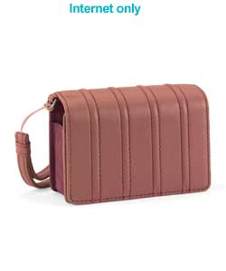 Luxe Leather Camera Pouch - Pink