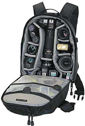 Lowepro Mini Trekker AW - All Weather Camera Backpack - Green