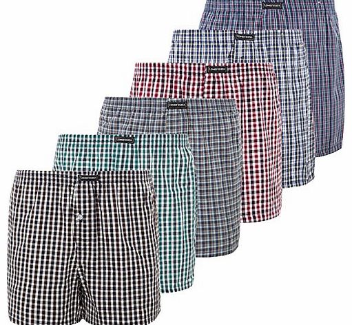 Lower East Men Boxer Shorts woven, Multipack, high quality, Multicoloured, XXX-Large (Manufacturer size: 3XL)