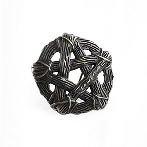 Lowlife Beast Belt buckle - Worn Pewter