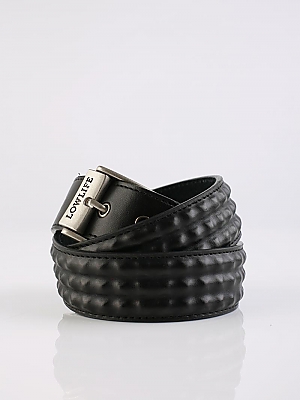 Lowlife Cover Up Black With Silver Buckle