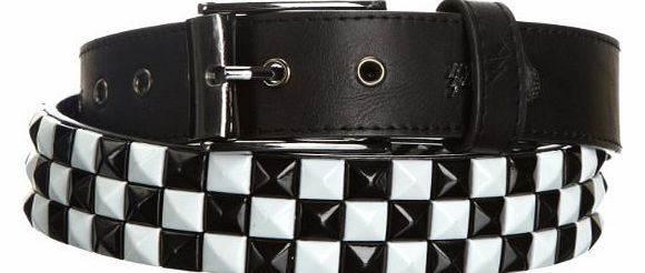 Lowlife Triple S Mens Belt Black/Black/White Small