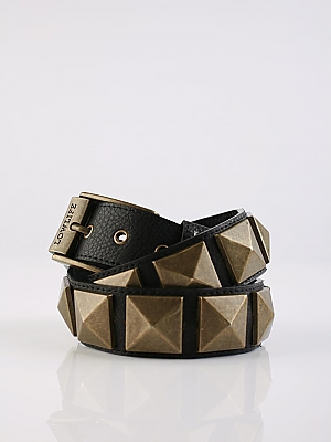 Lowlife X-large Black With Old Gold Studs