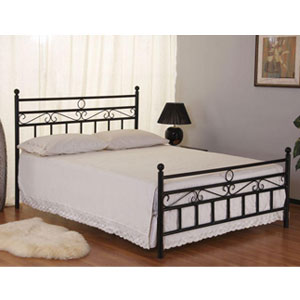 LPD , Omega, 4FT 6 Double Metal Bedstead