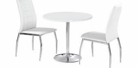 LPD Furniture Athena Dining Table White