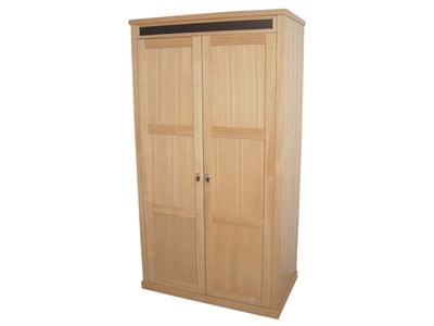 LPD Furniture Mayfair 2 Door Wardrobe Small Single (2