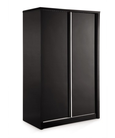 Novello 2 Door Sliding Wardrobe - Black