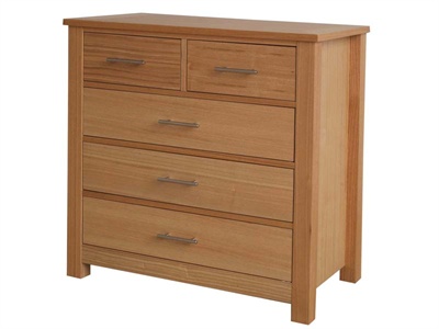 LPD Furniture Oakridge 3 2 Drawer Chest Small Single (2