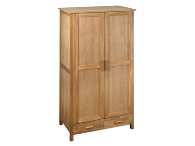 LPD Furniture Rosedale 2 Door/2 Drawer Wardrobe Small Single