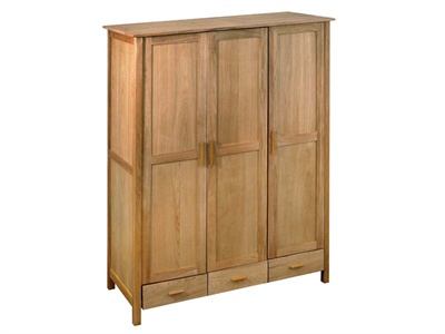 Rosedale 3 Door/3 Drawer Wardrobe Small Single