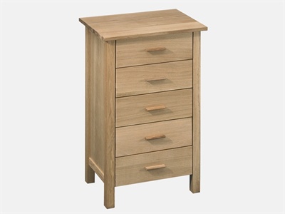 LPD Furniture Rosedale 5 Drawer Chest Small Single (2
