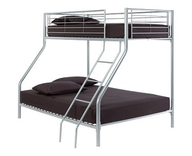 LPD Furniture Triple Sleeper Metal Bunk Bed