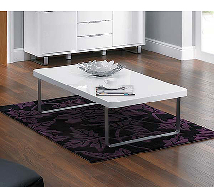 LPD Limited Accent White High Gloss Coffee Table