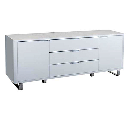 LPD Limited Accent White High Gloss Sideboard