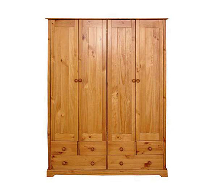 LPD Limited Baltic 4 Door Wardrobe