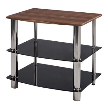 LPD Limited Elvo Black Glass TV Unit