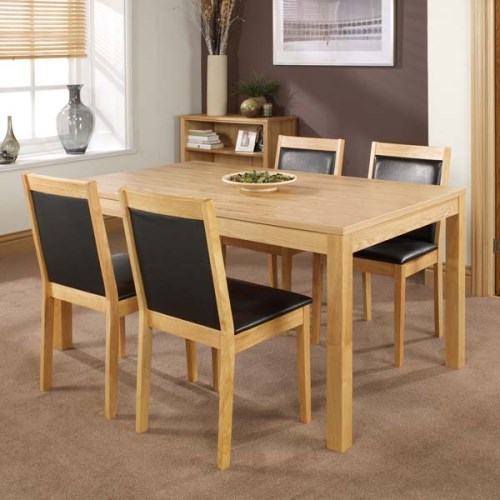 LPD Limited LPD Charlton Rectangular Dining Set in Oak with